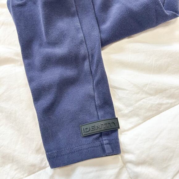 Alphalete Identity Joggers Navy Blue Women’s Size Small Tapered Sweatpants - Picture 3 of 5